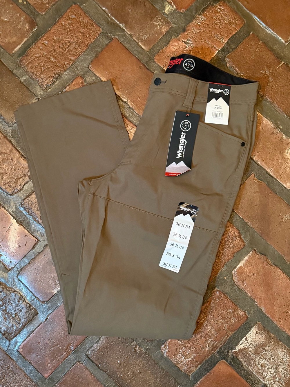 NWT Wrangler Khaki Work Pants 36w x 34l